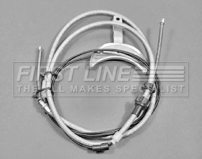Cable Pull, parking brake (FKB1344)