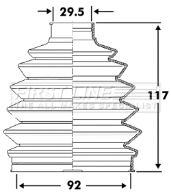 Bellow Kit, drive shaft (FCB6107)