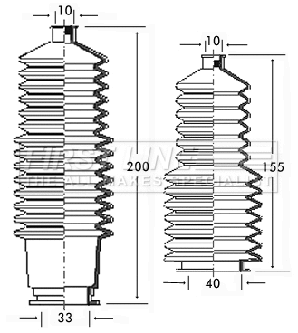 Bellow Kit, steering (FSG3060)
