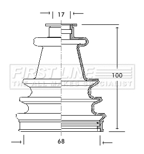 Bellow Kit, drive shaft (FCB2014)