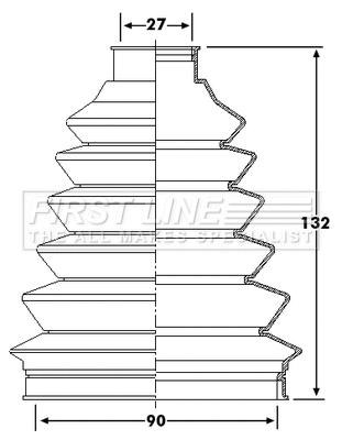 Bellow Kit, drive shaft (FCB6235)