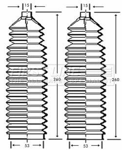 Bellow Kit, steering (FSG3229)
