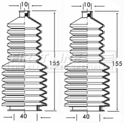 Bellow Kit, steering (FSG3174)