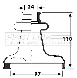 Bellow Kit, drive shaft (FCB6223)