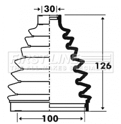 Bellow Kit, drive shaft (FCB6100)