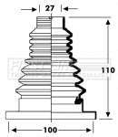 Bellow Kit, drive shaft (FCB2804)