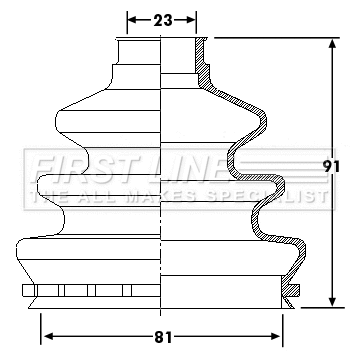 Bellow Kit, drive shaft (FCB6200)