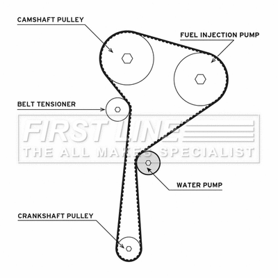 Water Pump & Timing Belt Kit (FTW1048)