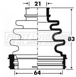Bellow Kit, drive shaft (FCB2867)