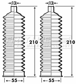 Bellow Kit, steering (FSG3293)