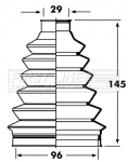 Bellow Kit, drive shaft (FCB2361)