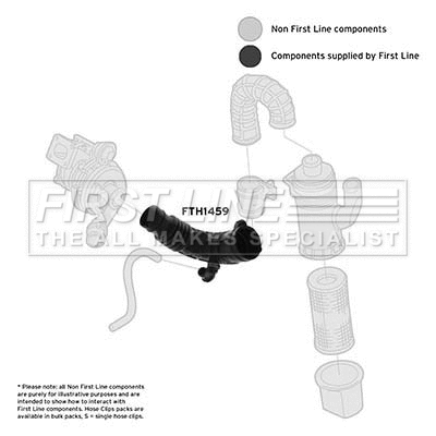 Intake Hose, air filter (FTH1459)