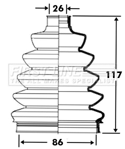 Bellow Kit, drive shaft (FCB2389)
