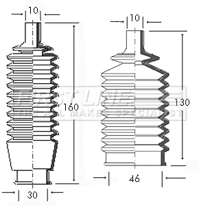 Bellow Kit, steering (FSG3036)
