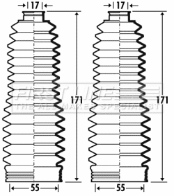 Bellow Kit, steering (FSG3371)