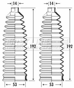 Bellow Kit, steering (FSG3290)