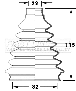 Bellow Kit, drive shaft (FCB2381)