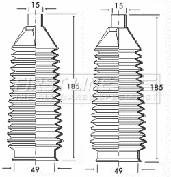 Bellow Kit, steering (FSG3145)