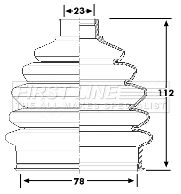 Bellow Kit, drive shaft (FCB6251)