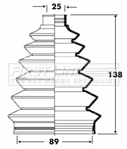 Bellow Kit, drive shaft (FCB6088)