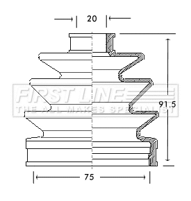 Bellow Kit, drive shaft (FCB2067)