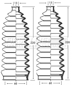 Bellow Kit, steering (FSG3243)