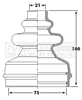 Bellow Kit, drive shaft (FCB6241)