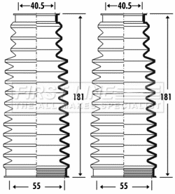 Bellow Kit, steering (FSG3276)