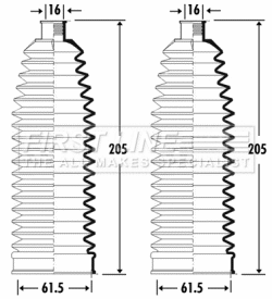 Bellow Kit, steering (FSG3264)