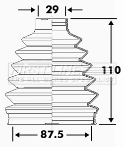 Bellow Kit, drive shaft (FCB6111)