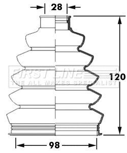 Bellow Kit, drive shaft (FCB2394)