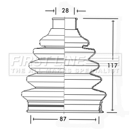 Bellow Kit, drive shaft (FCB2331)