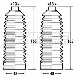 Bellow Kit, steering (FSG3341)