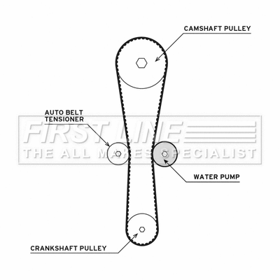 Water Pump & Timing Belt Kit (FTW1020)