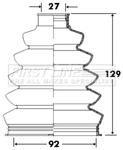 Bellow Kit, drive shaft (FCB2371)