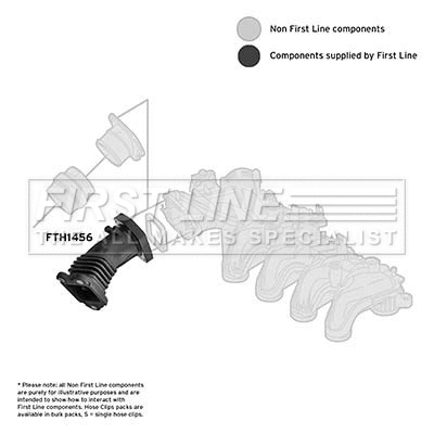 Intake Hose, air filter (FTH1456)