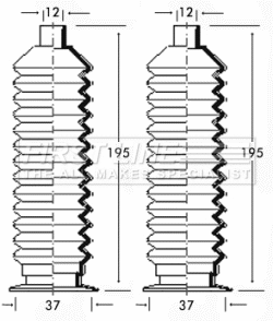 Bellow Kit, steering (FSG3206)