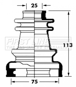 Bellow Kit, drive shaft (FCB6030)