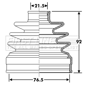 Bellow Kit, drive shaft (FCB6312)