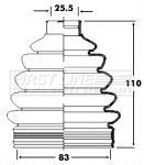 Bellow Kit, drive shaft (FCB2363)
