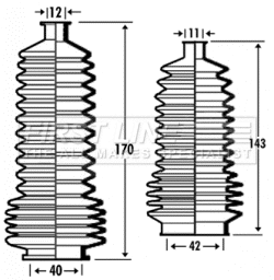 Bellow Kit, steering (FSG3359)