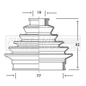 Bellow Kit, drive shaft (FCB2020)