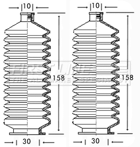 Bellow Kit, steering (FSG3057)