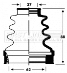 Bellow Kit, drive shaft (FCB2806)
