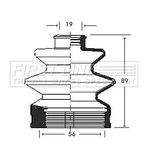 Bellow Kit, drive shaft (FCB2723)