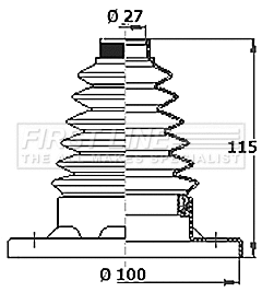 Bellow Kit, drive shaft (FCB6137)