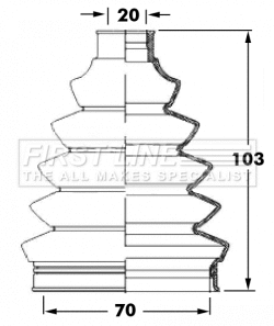 Bellow Kit, drive shaft (FCB6047)