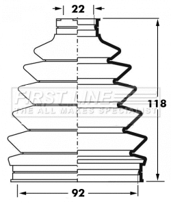 Bellow Kit, drive shaft (FCB6025)