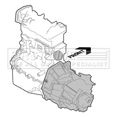 Mounting, engine