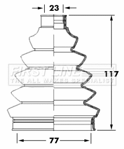 Bellow Kit, drive shaft (FCB6068)
